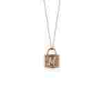 Kimi - Diamond Letter And Locket Personalized Pendant