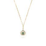 Nazar - Against Evil Eye Diamond And Enamel Pendant