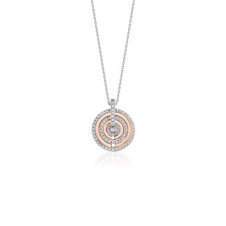 Amour - Foldable Diamond Round Necklace