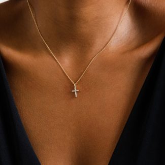 Diamond Cross 0.15ct Necklace