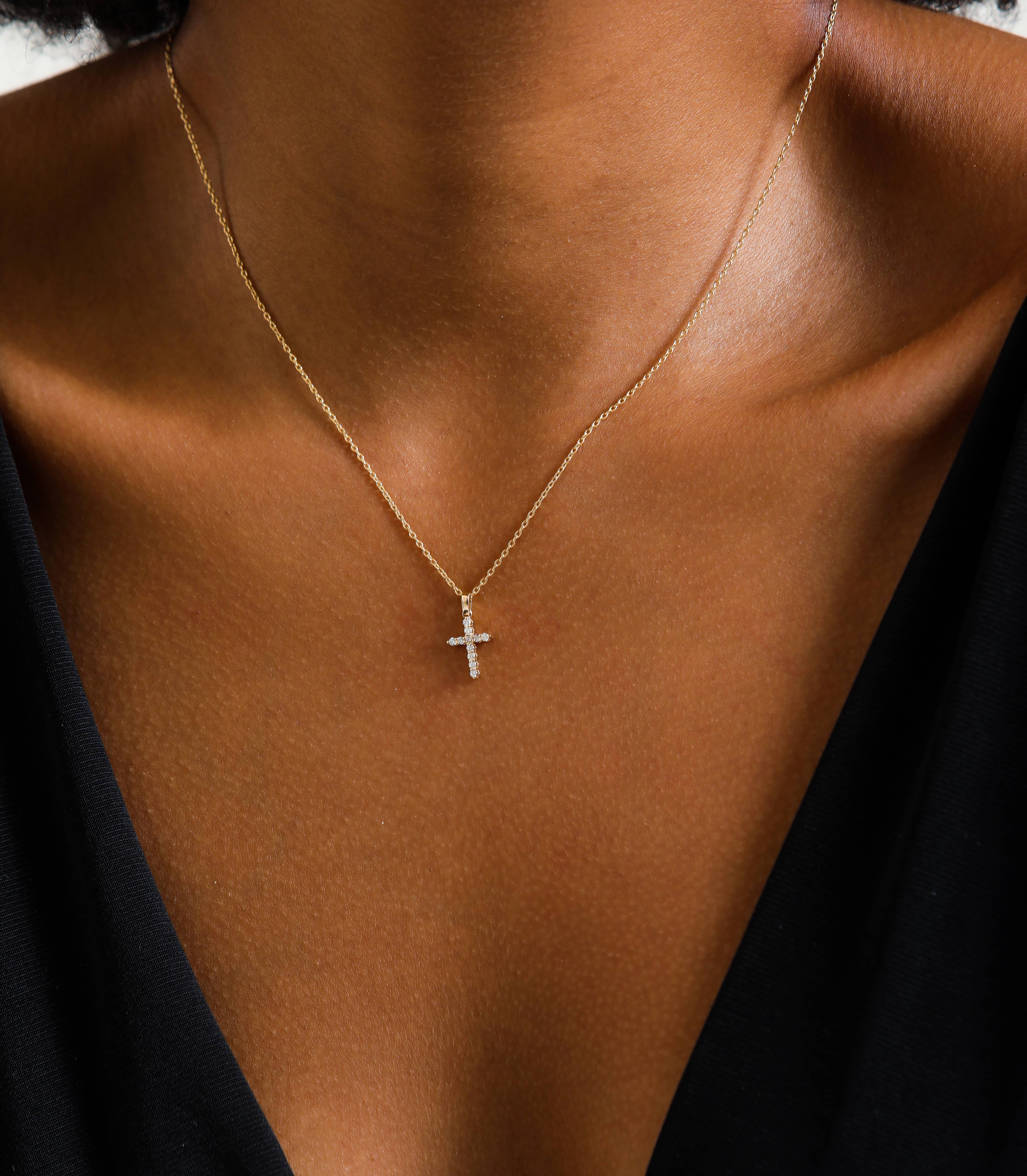 Diamond Cross 0.15ct Necklace