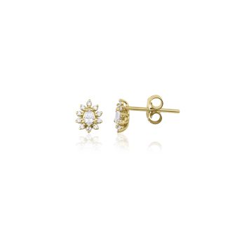 Tsuki - Pear 0.30ct Diamond Stud Earrings