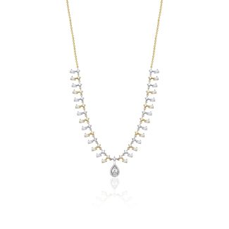 Diamond Chain 3.09ct Necklace - Pan