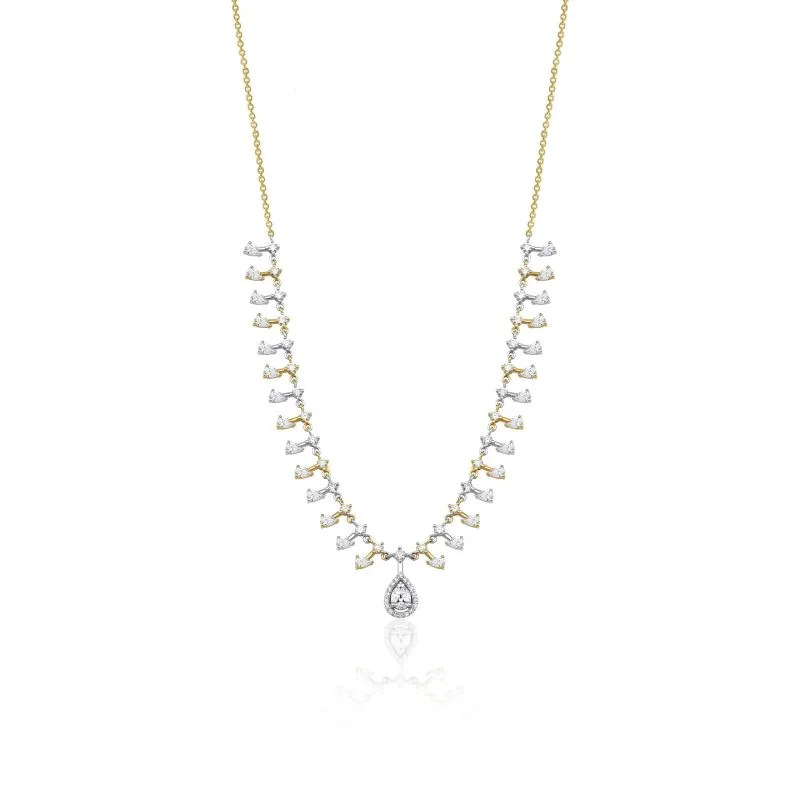 Diamond Chain 3.09ct Necklace - Pan