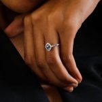 Salt & Pepper Dainty Diamond 0.82ct Ring