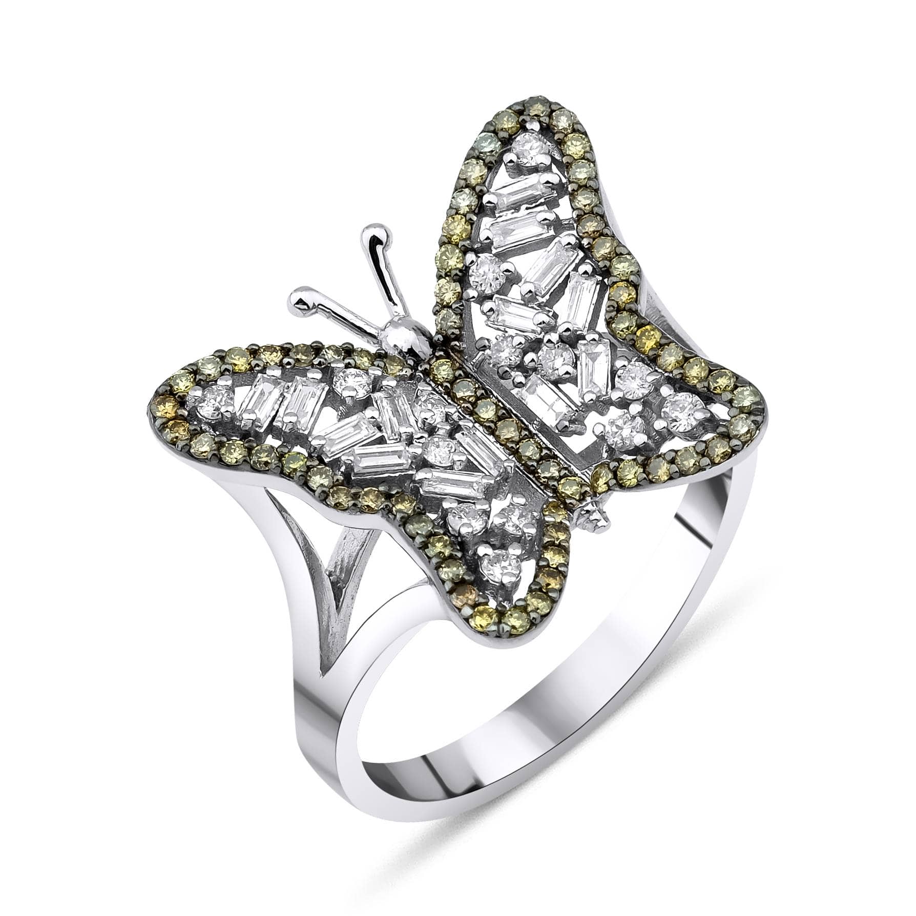 Diamond Butterfly 0.48ct Ring
