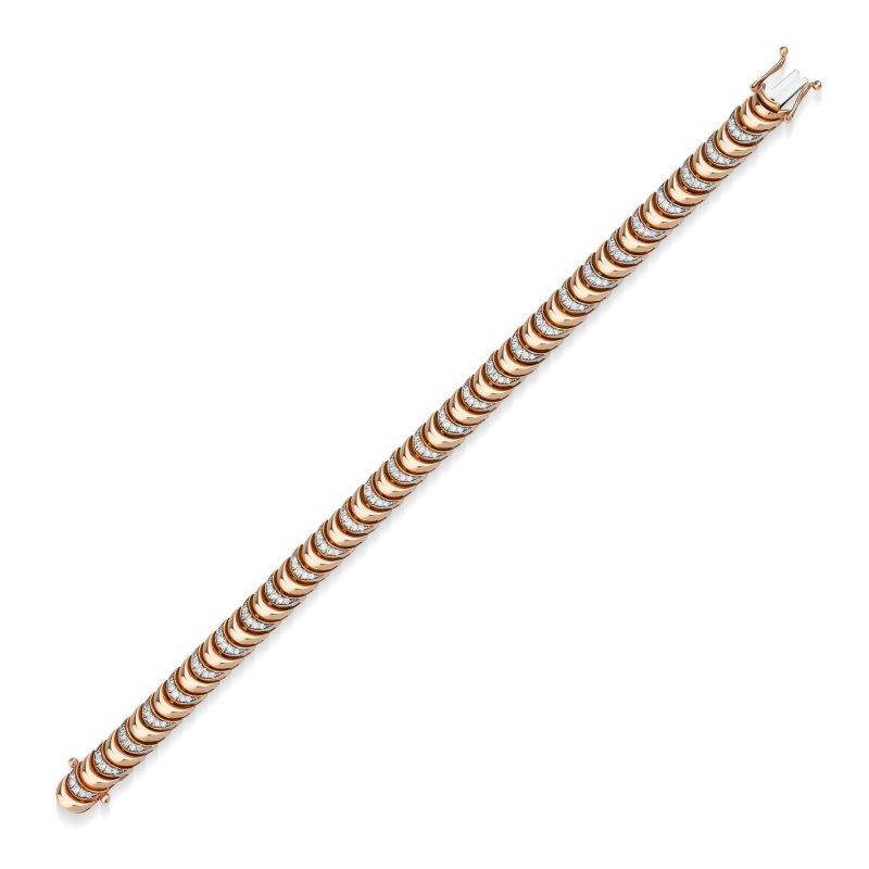 Rose Gold And Diamond 1.10ct Bracelet