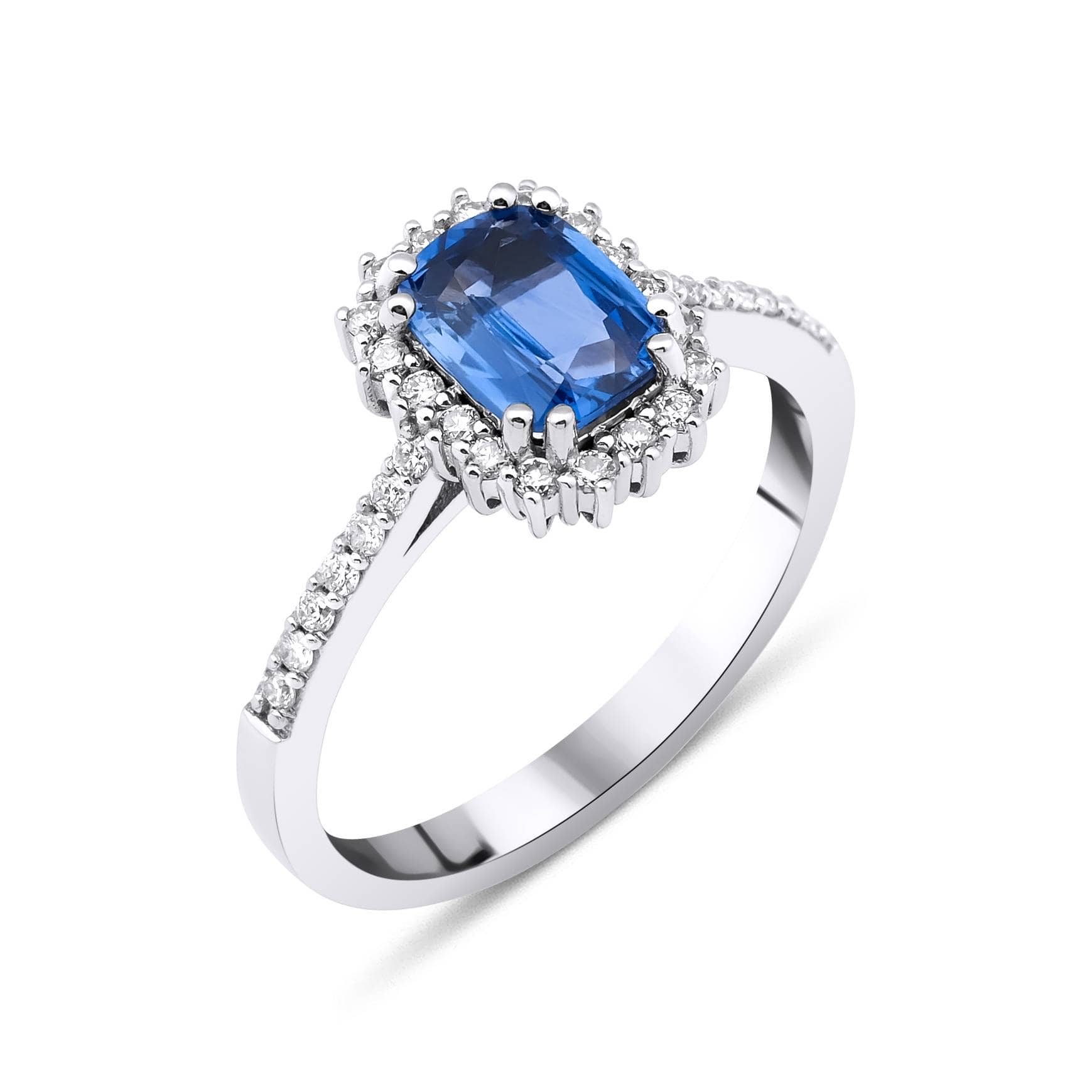 Ceylon Royal Blue Sapphire And Diamond 1.40ct Ring