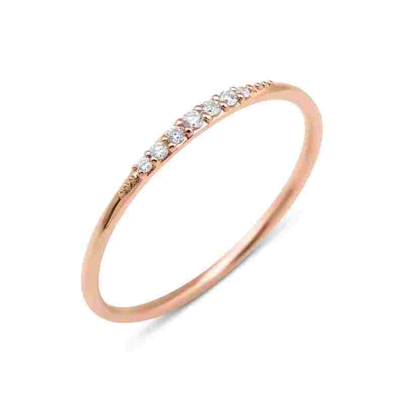 Dainty Diamond 0.05ct Ring