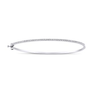 Diamond And Solid Gold 0.55ct Bracelet