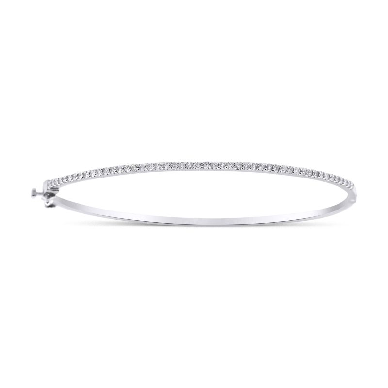 Diamond And Solid Gold 0.55ct Bracelet