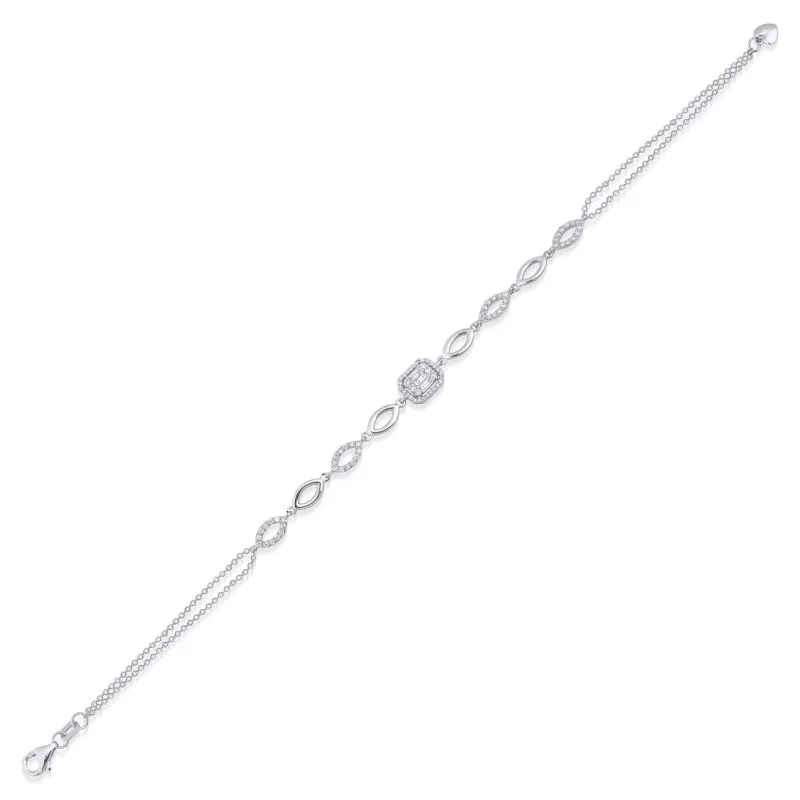 Baguette Diamond 0.50ct Bracelet