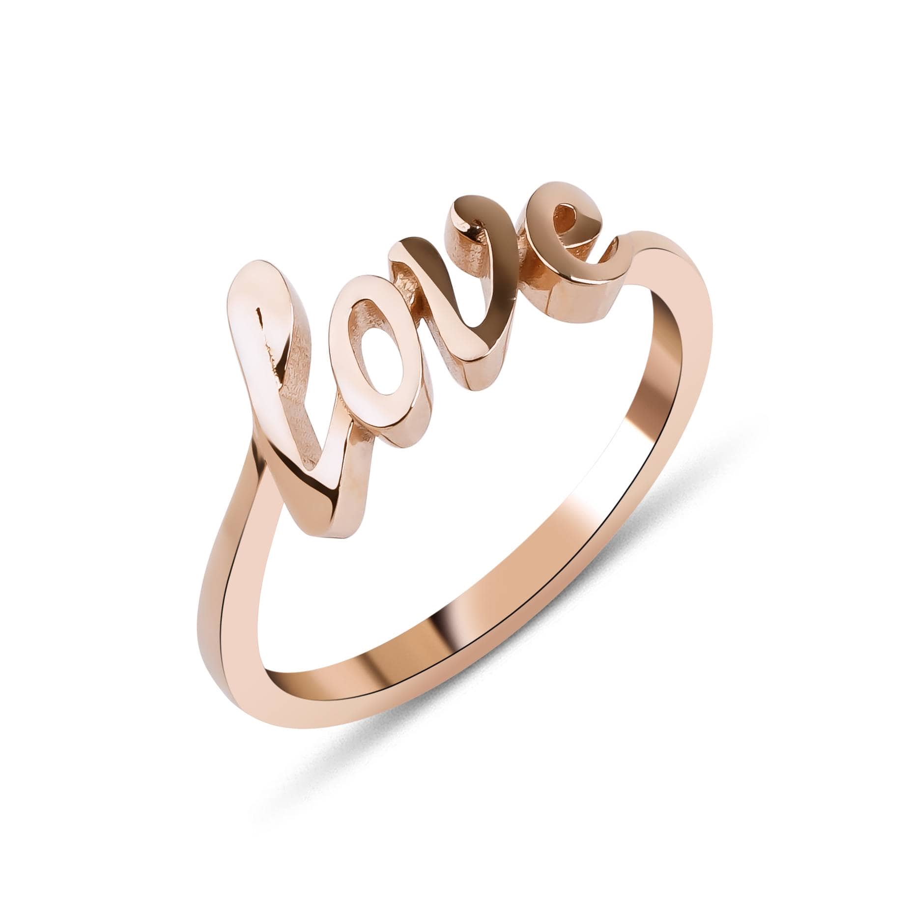 Rose Gold Love Ring