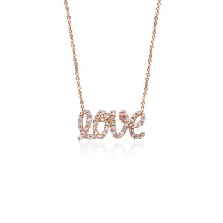 Anata - Dainty Diamond Love 0.35ct Necklace