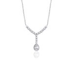 Baguette Diamond Wedding 0.67ct Necklace