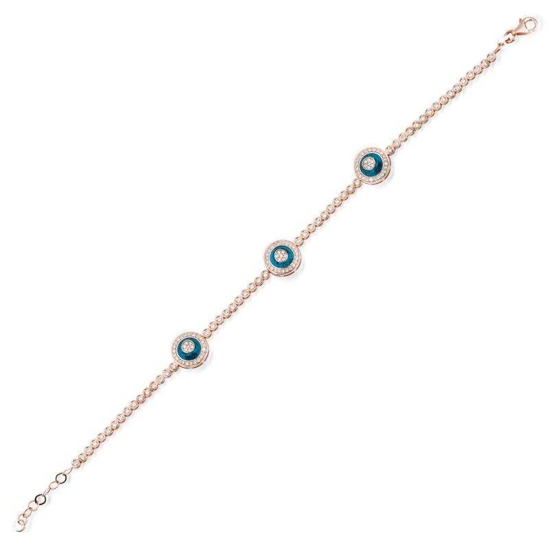 Against Evil Eye Diamond 0.98ct Bracelet