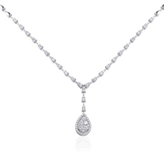 Amour - Diamond Cocktail Wedding Necklace