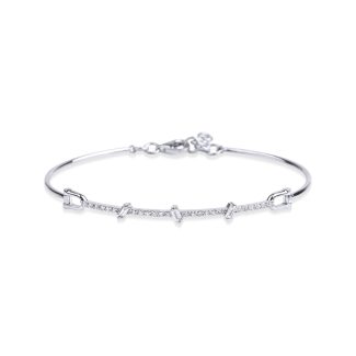 Asymmetric Baguette Diamond 0.60ct Bracelet