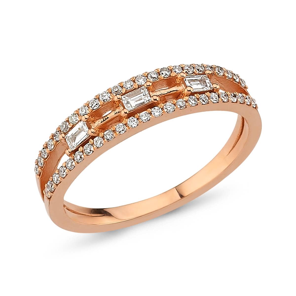 Baguette Diamond Band 0.26ct Ring
