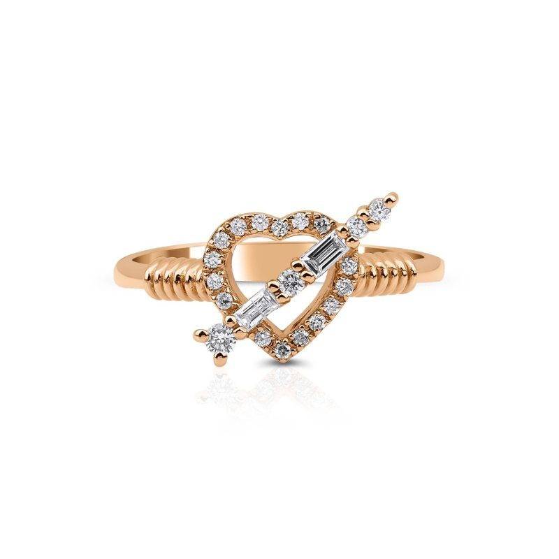 Love Diamond 0.22ct Ring