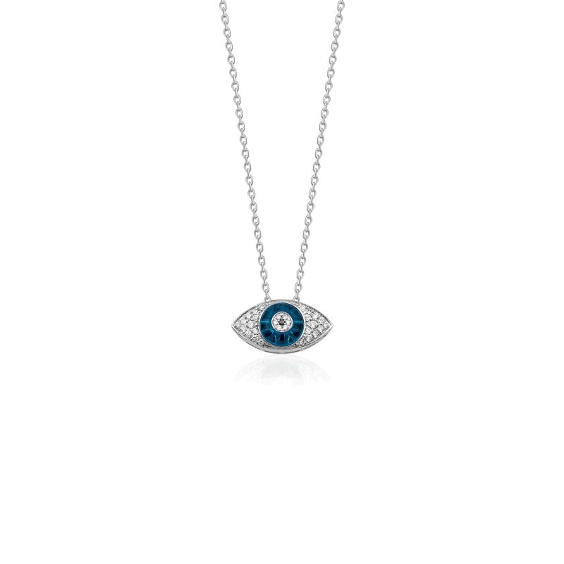 Against Evil Eye Diamond 1.21ct Neckalce