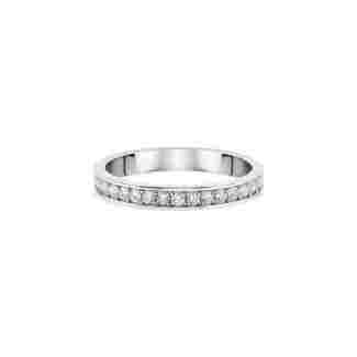 Diamond Half Eternity Solid Gold  0.32ct Ring