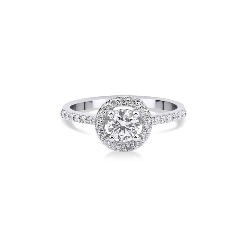 Diamond Engagement 0.84ct Ring