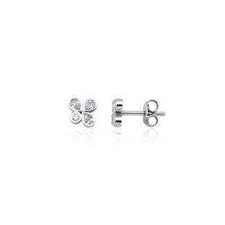 Diamond Leaf 0.36ct Studs