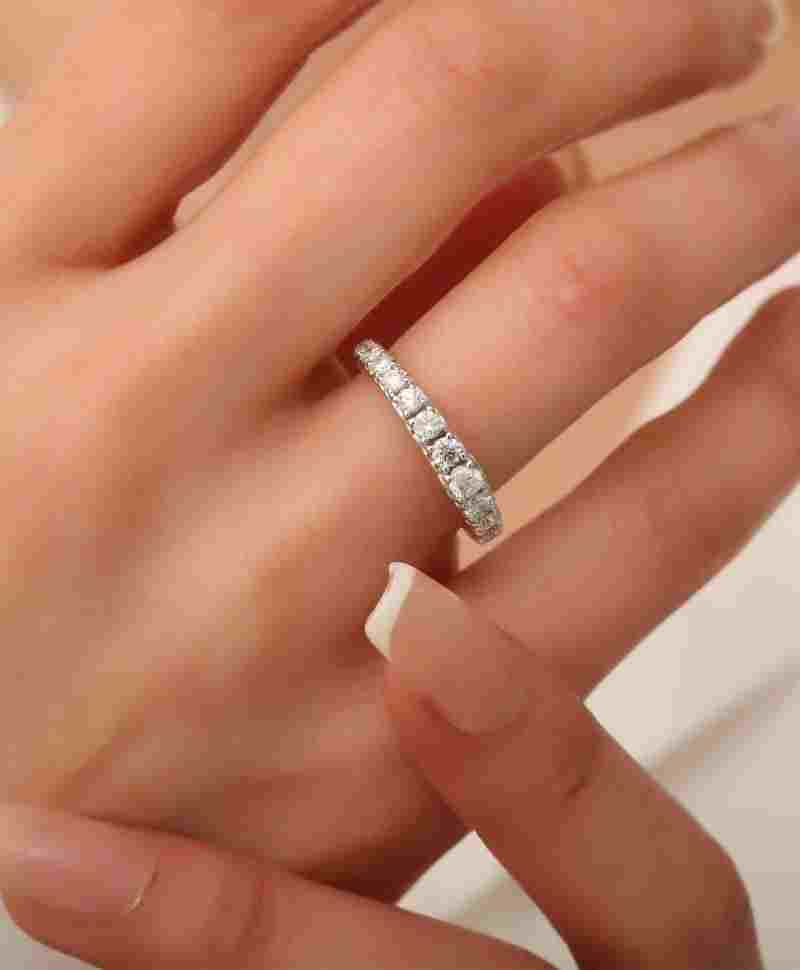 Diamond Wedding 1.12ct Band Ring