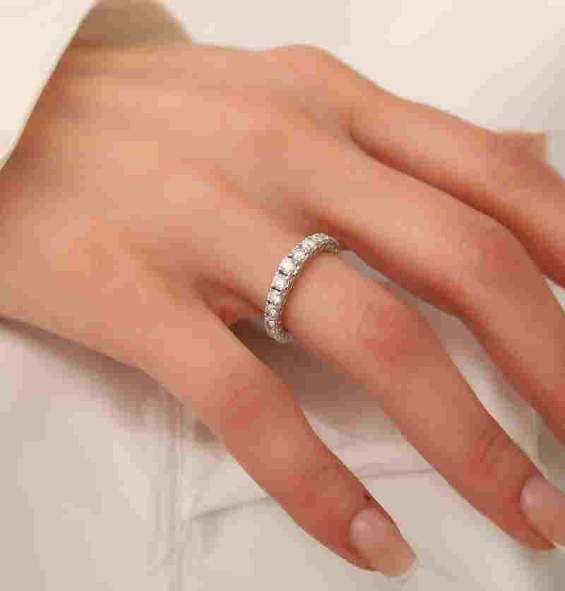 Diamond Wedding 1.12ct Band Ring