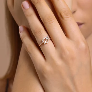 Love Diamond 0.22ct Ring