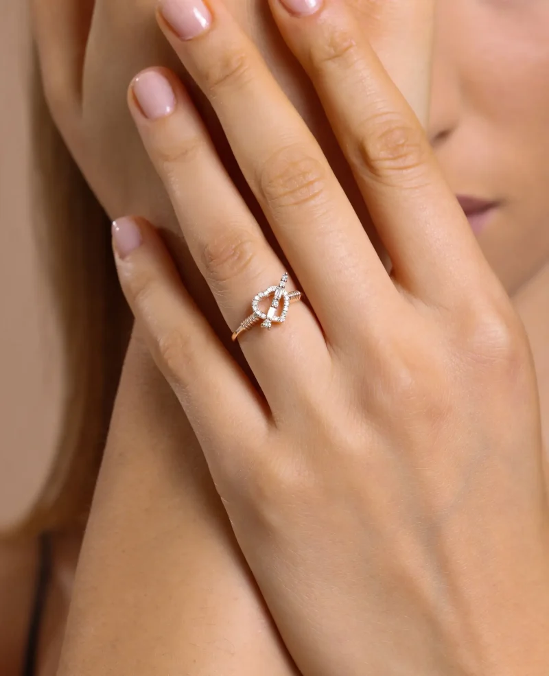 Love Diamond 0.22ct Ring