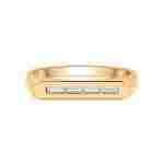 Baguette Diamond 0.13ct Stacking Ring