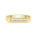 Baguette Diamond 0.13ct Stacking Ring