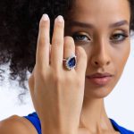 Sapphire And Diamond Halo 8.14ct Ring