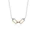 Diamond Rectangular 0.29ct Necklace