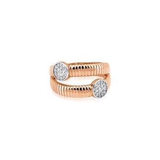 Diamond Twin 0.18ct Ring