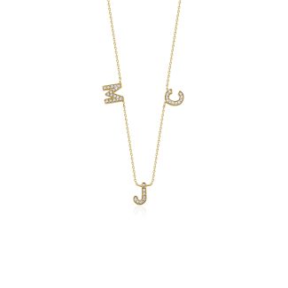 Anata - Diamond Initial 0.30ct Necklace