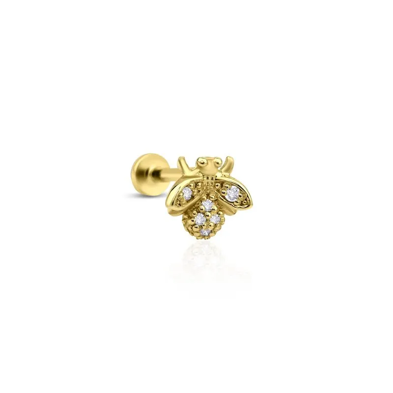 Diamond Bee 0.03ct Piercing