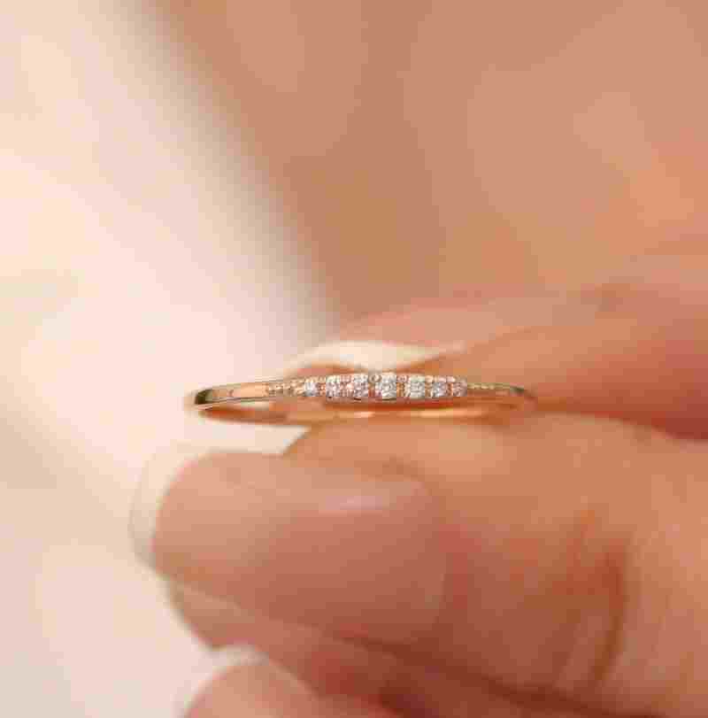 Dainty Diamond 0.05ct Ring