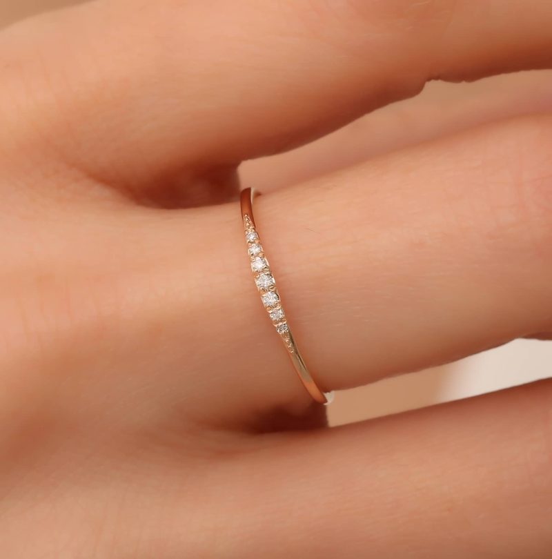 Dainty Diamond 0.05ct Ring