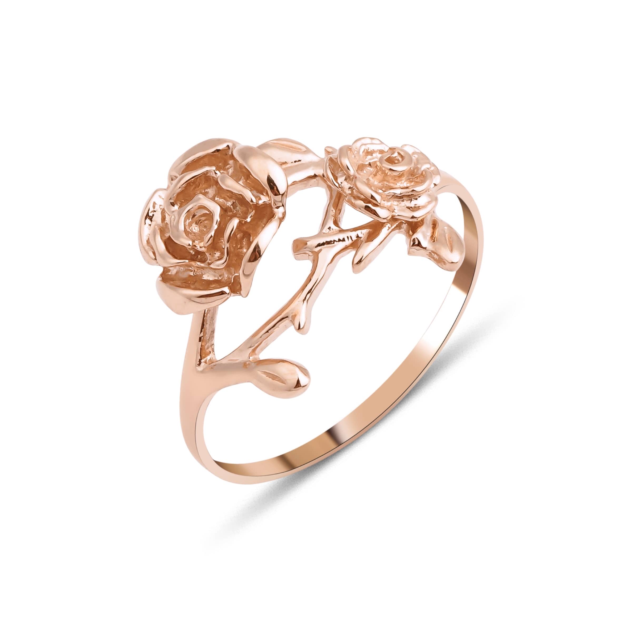 Rose Solid Gold Ring