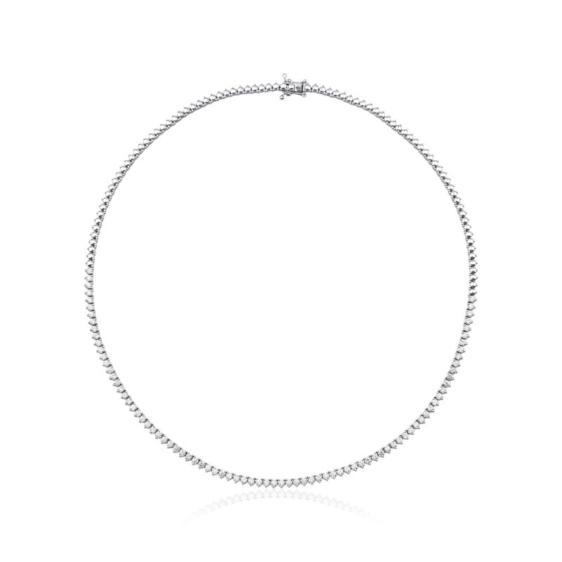 Diamond Tennis 3.77ct Necklace