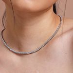 Diamond Tennis 3.77ct Necklace