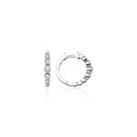 Diamond Bezel Setting 0.35ct Huggies