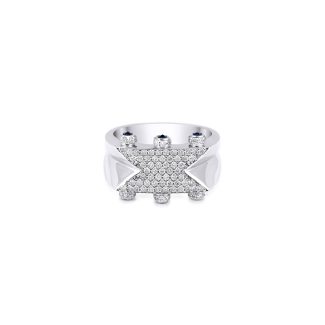 Diamond Pave Shreiff 0.75ct Ring