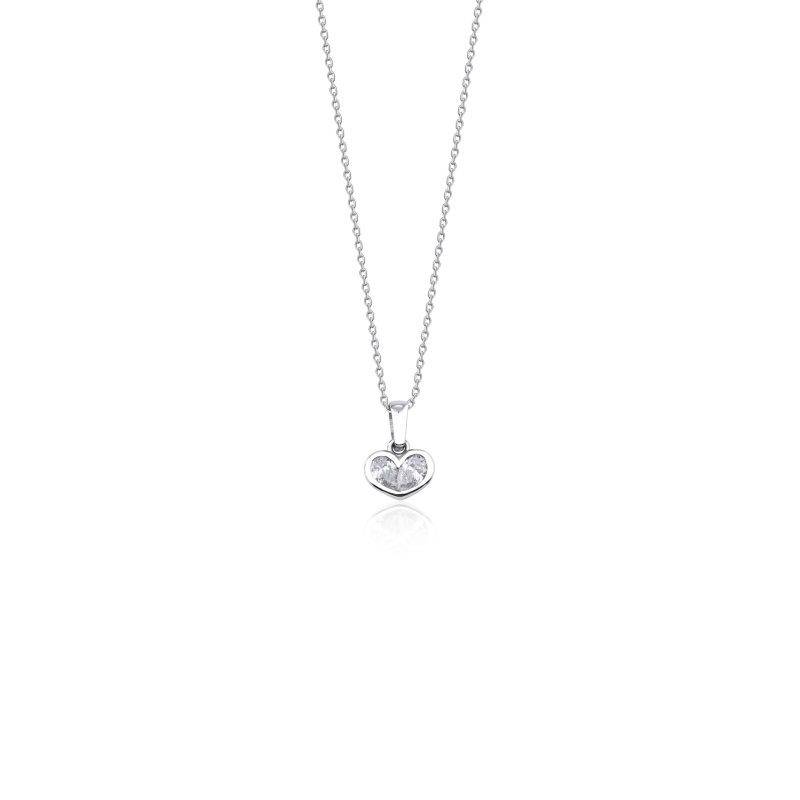 Pear Diamond Heart 0.30ct Neckalce