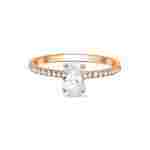 Oval Diamond Solitaire 0.81ct Ring