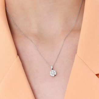 0.57ct Diamond Cocktail Necklace