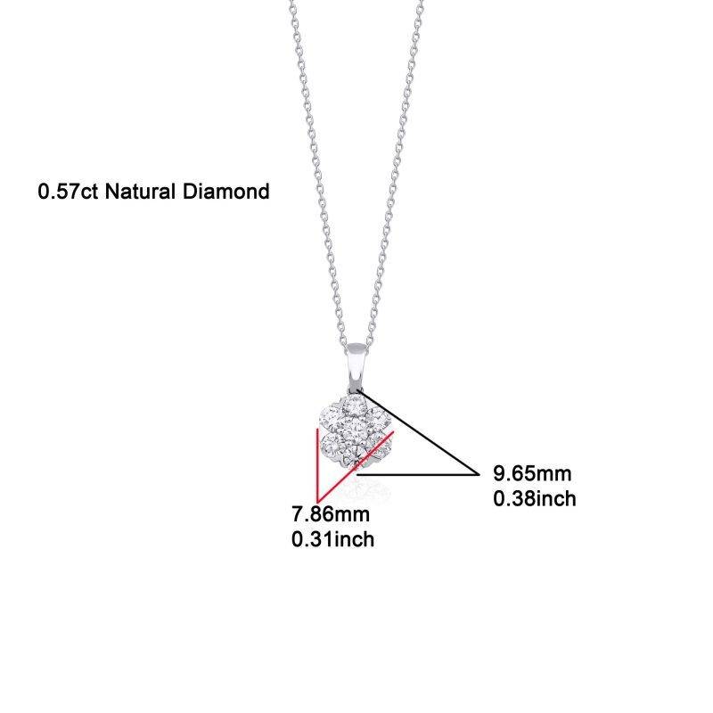 0.57ct Diamond Cocktail Necklace